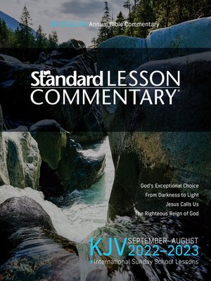 cover image of KJV Standard Lesson Commentary&#174; 2022-2023